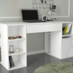 مكتب مقاس 140 * 60 * 75 سم شامل ارفف جانبية و درج