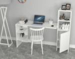 ⁦مكتب شامل مكتبة مقاس 150 * 60 * 120 سم شامل مكتبة + ارفف⁩ - الصورة ⁦3⁩