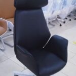 ⁦كرسى مدير ظهر عالي جلد - موديل CH MK- Cwanzo A - نجمة معدن⁩ - الصورة ⁦8⁩