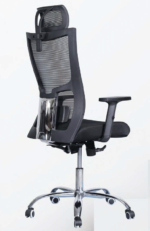 ⁦كرسى مدير ظهر عالي شبك - موديل GL 118 A - يدات متحركة - نجمة معدن⁩ - الصورة ⁦2⁩