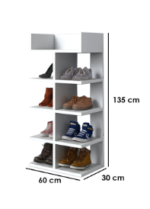 ⁦جزامة عرض 60 سم موديل Shoes 03 مقاس 30 * 60 * 135 سم⁩ - الصورة ⁦2⁩