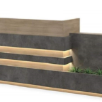 كاونتر استقبال 180 سم موديل Plant مقاس 180 * 60 * 110 سم