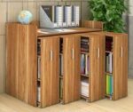 أرفف كتب عمودي 4 قطعة مقاس 60 * 99 * 85 سم
