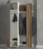 ⁦جزامة و شماعة ملابس عرض 105 سم موديل Shoes + Dresser 08 مقاس 40 * 105 * 180 سم⁩ - الصورة ⁦3⁩