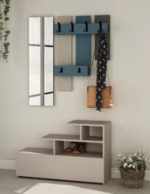 ⁦جزامة و شماعة ملابس عرض 80 سم موديل Shoes + Dresser 15 مقاس 35 * 80 * 180 سم⁩ - الصورة ⁦3⁩
