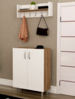 ⁦جزامة و شماعة ملابس عرض 70 سم موديل Shoes + Dresser 17 مقاس 35 * 70 * 100 سم⁩ - الصورة ⁦2⁩