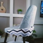 ⁦كرسى - موديل Mak- Waves - يستند على 4 ارجل خشب زان⁩ - الصورة ⁦4⁩