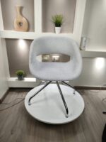 ⁦كرسى انتظار - موديل Mak- Tube X7 - يستند على 4 ارجل معدن دهان الكتروستاتيك⁩ - الصورة ⁦2⁩