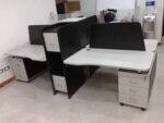 وحدة عمل رباعية 280 سم موديل Smarty مقاس الفرد 120 * 60 * 75 سم
