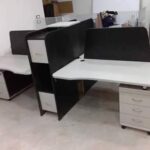 وحدة عمل رباعية 280 سم موديل Smarty مقاس الفرد 120 * 60 * 75 سم
