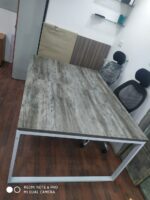 ⁦ترابيزة اجتماعات 180 سم موديل Metaly Box مقاس 180 * 100 * 75 سم بشاسيه معدني⁩ - الصورة ⁦2⁩