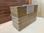 ⁦كاونتر استقبال 120 سم موديل Slices مقاس 120 * 60 * 110 سم⁩ - الصورة ⁦5⁩