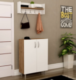 جزامة و شماعة ملابس عرض 70 سم موديل Shoes + Dresser 17 مقاس 35 * 70 * 100 سم