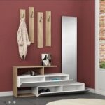 ⁦جزامة و شماعة ملابس عرض 120 سم موديل Shoes + Dresser 16 مقاس 35 * 120 * 180 سم⁩ - الصورة ⁦3⁩