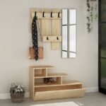⁦جزامة و شماعة ملابس عرض 80 سم موديل Shoes + Dresser 15 مقاس 35 * 80 * 180 سم⁩ - الصورة ⁦2⁩