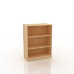 وحدة تخزين ملفات - مكتبة CBNT 02 - مقاس 40 * 80 * 120 سم بدون ضلف