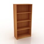 وحدة تخزين ملفات - مكتبة CBNT 03 - مقاس 40 * 80 * 180 سم بدون ضلف