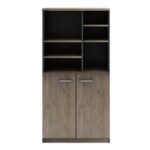 وحدة تخزين ملفات - مكتبة CBNT Deco- مقاس 40 * 80 * 180 سم بالضلف