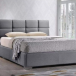 سرير نوم Bed -03 ظهر تنجيد ( قماش او جلد مقلوب )
