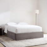 سرير نوم Bed -05 بدون ظهر تنجيد ( قماش او جلد مقلوب )