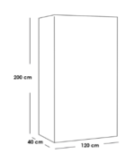⁦غرفة نوم Bedroom S-01 مكونة من 3 قطع - سرير تنجيد + دريسينج + كمود⁩ - الصورة ⁦6⁩