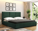 سرير نوم Bed -04 ظهر تنجيد ( قماش او جلد مقلوب )