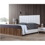 سرير نوم Bed -06 ظهر تنجيد ( قماش او جلد )