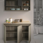 مطبخ Kit- 02 خشب ام دي اف مقاس 40 * 120 * 90 سم