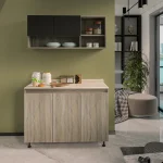 مطبخ Kit- 09 خشب ام دي اف مقاس 47 * 120 * 86 سم
