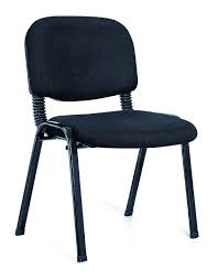 computer Desk Chair كرسى انتظار جلد - موديل Italy - يستند على 4 ارجل معدن - الصورة 1