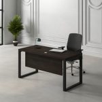 ⁦مكتب 120 سم موديل Metaly plus B - 3#5 مقاس 120 * 60 * 75 سم⁩ - الصورة ⁦4⁩