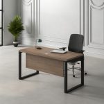 ⁦مكتب 120 سم موديل Metaly plus B - 3#5 مقاس 120 * 60 * 75 سم⁩ - الصورة ⁦3⁩