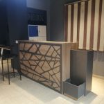 كاونتر استقبال 200 سم موديل Plant CNC مقاس 200 * 60 * 110 سم
