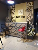 ⁦كاونتر استقبال 160 سم موديل Plant CNC مقاس 160 * 60 * 110 سم⁩ - الصورة ⁦2⁩