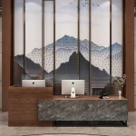 كاونتر استقبال 200 سم موديل Verdi مقاس 200 * 60 * 110 سم