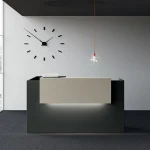 كاونتر استقبال 120 سم موديل Prime L-Shape مقاس 120 * 120 * 110 سم