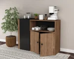⁦كوفي كورنر 120 سم موديل COF-C 07-2 خشب ام دي اف مقاس 40 * 120 * 100 سم⁩ - الصورة ⁦2⁩