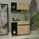 ⁦مطبخ Kit- 16 خشب ام دي اف مقاس 47 * 115 * 88 سم⁩ - الصورة ⁦3⁩