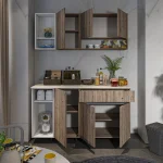 ⁦مطبخ Kit- 17 خشب ام دي اف مقاس 47 * 155* 88 سم⁩ - الصورة ⁦5⁩