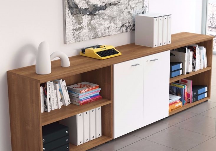77+ Home Office Storage Furniture - Furniture for Home Office Check more at http___adidasjrcamp_com_home-office-storage-furniture_ وحدة تخزين ملفات - مكتبة CBNT 22 - مقاس 40 * 240 * 80 سم ضلف + ارفف - الصورة 1