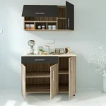 ⁦مطبخ Kit- 13 خشب ام دي اف مقاس 58 * 120 * 88 سم⁩ - الصورة ⁦2⁩