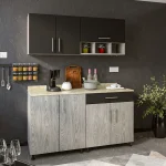 ⁦مطبخ Kit- 15 خشب ام دي اف مقاس 58 * 160 * 88 سم⁩ - الصورة ⁦2⁩
