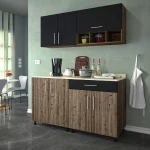 مطبخ Kit- 15 خشب ام دي اف مقاس 58 * 160 * 88 سم