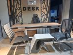 ⁦مكتب مدير 180 سم موديل Desk مقاس 180 * 160 * 75 سم شامل سايد جانبي بالادراج⁩ - الصورة ⁦13⁩