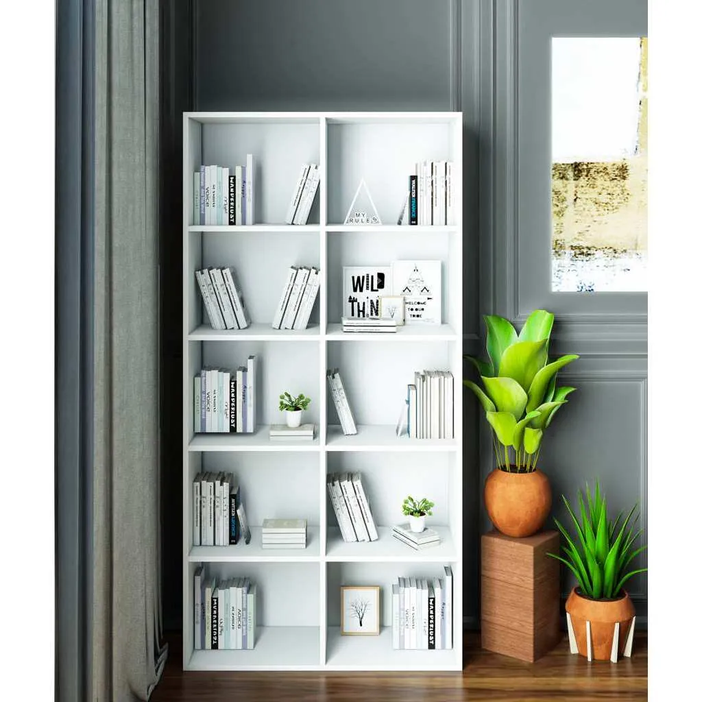 Bookcase-BOC104-مكتبة_4859_1 وحدة تخزين ملفات - مكتبة CBNT 27 - مقاس 40 * 80 * 160 سم ارفف - الصورة 1