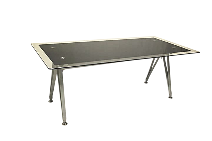 IMG-20251124-WA0120 ترابيزة اجتماعات 240 سم موديل Rio Plus - Glass مقاس 240 * 110 * 75 سم بشاسيه معدني - الصورة 1