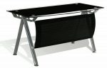 مكتب 120 سم موديل Sky - Glass مقاس 120 * 60 * 75 سم