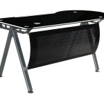 مكتب 160 سم موديل Sky Circle - Glass مقاس 160 * 70 * 75 سم