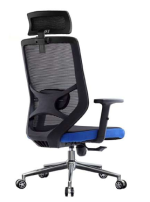 ⁦كرسى مدير ظهر عالي شبك - موديل DW 409 A - Black - يدات متحركة - نجمة معدن⁩ - الصورة ⁦2⁩