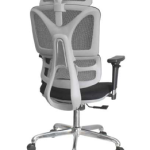 كرسى مدير ظهر عالي شبك - موديل DW 414 A - Grey - يدات متحركة - نجمة معدن